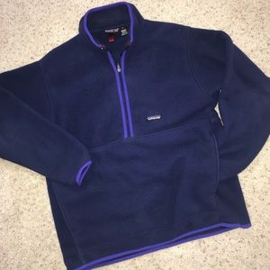 Men’s Blue Patagonia Fleece Pullover Sz L